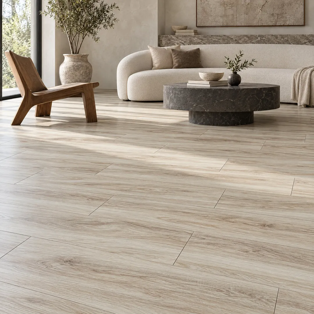 Home Decorators Collection laminate flooring, Haswell Elm, in a room, photo 8 of 24