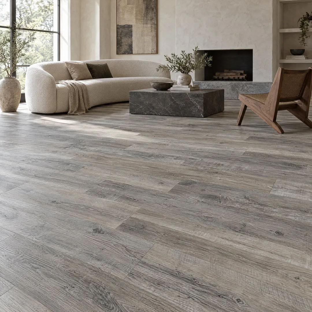 Home Decorators Collection Madison Mill Waterproof Vinyl Plank Flooring, in a room, photo 2 of 2