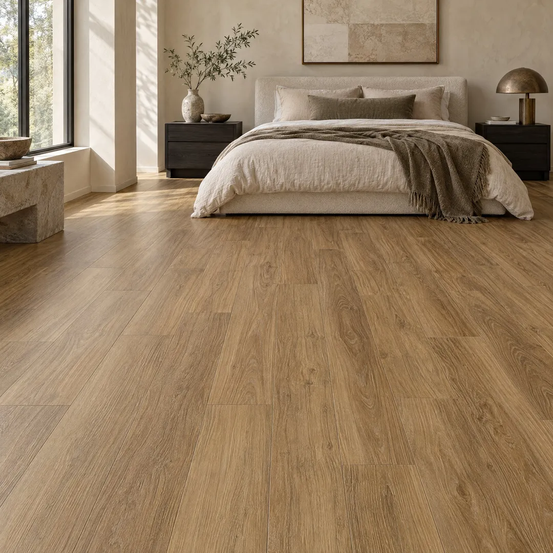 Home Decorators Collection vinyl flooring, Maple Syrup, in a room, photo 6 of 24