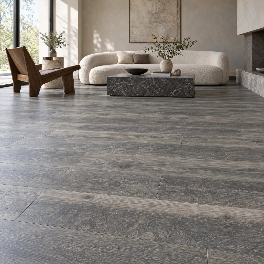 Home Decorators Collection laminate flooring, Milwick Oak, in a room, photo 4 of 24