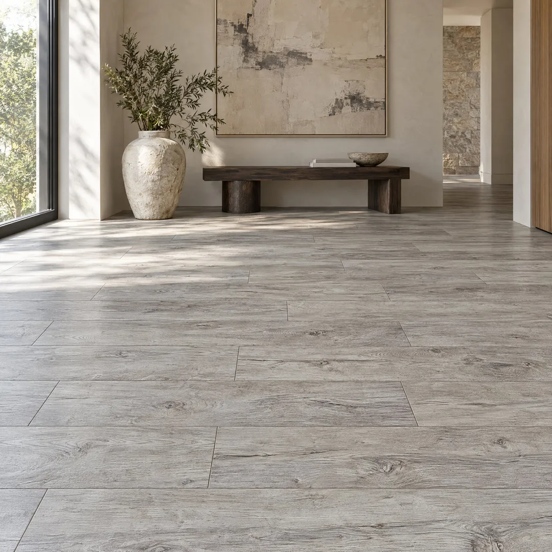 Home Decorators Collection laminate flooring, Silver Cliff Oak, in a room, photo 6 of 23