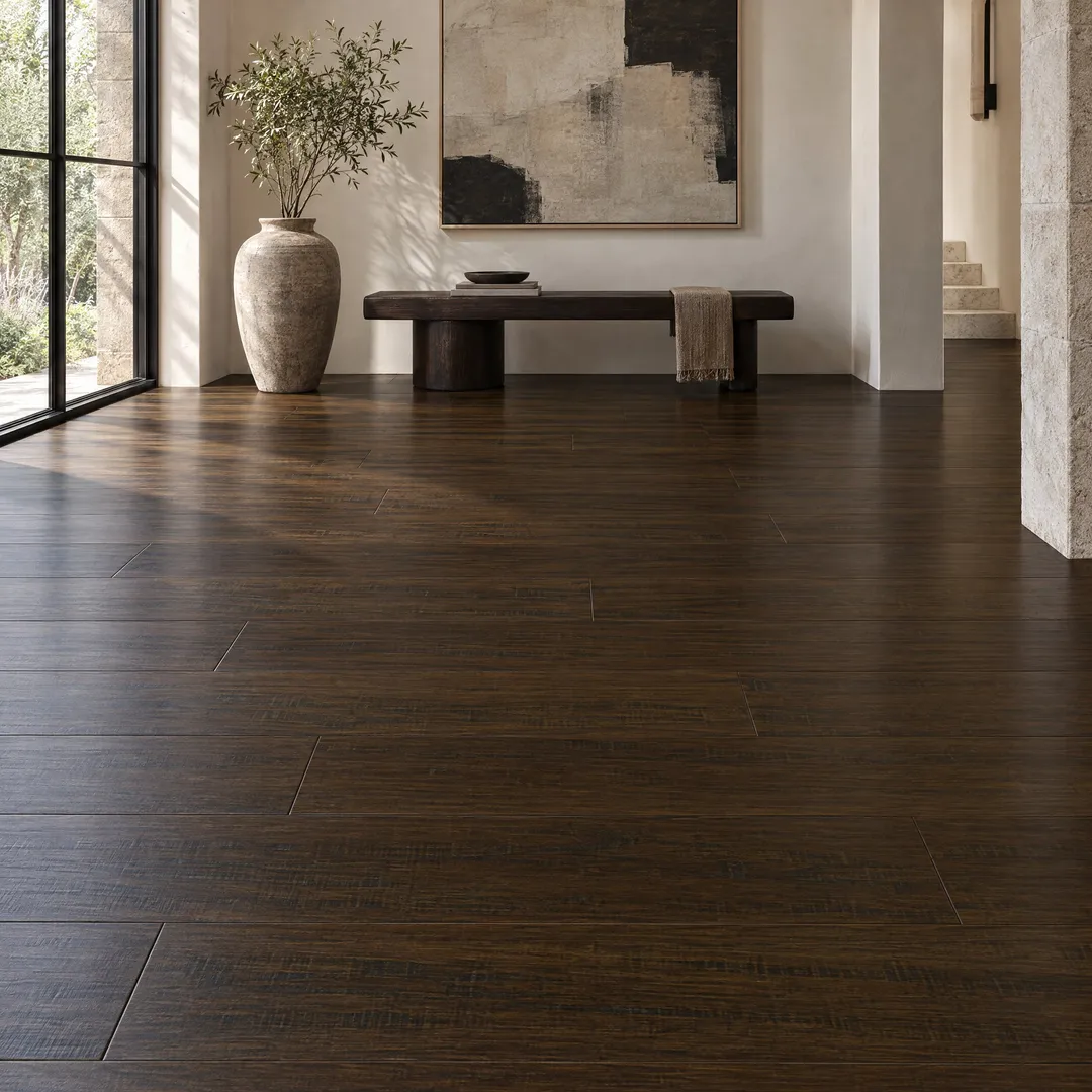 Home Decorators Collection Strand Woven Wellington Bamboo Flooring, in a room, photo 2 of 2