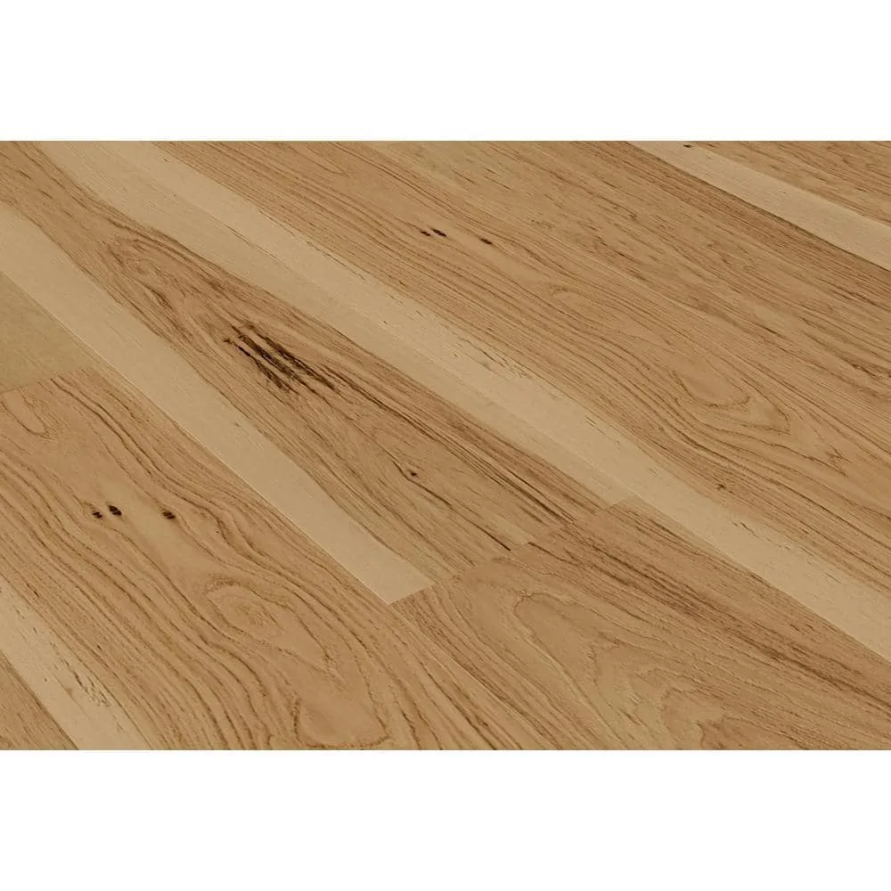ASPEN FLOORING Honey Comb Hickory 9/16 in T x 8.66 in. W Tongue and Groove Wire Brushed Engineered Hardwood Flooring (31.25 sqft/case), photo 7 of 13