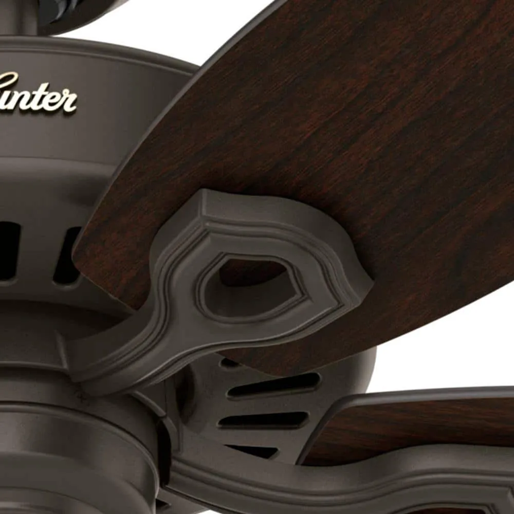 Hunter Builder Elite 52-in New Bronze Indoor/Outdoor Ceiling Fan, 5-Blade, Damp Rated, photo 5 of 8