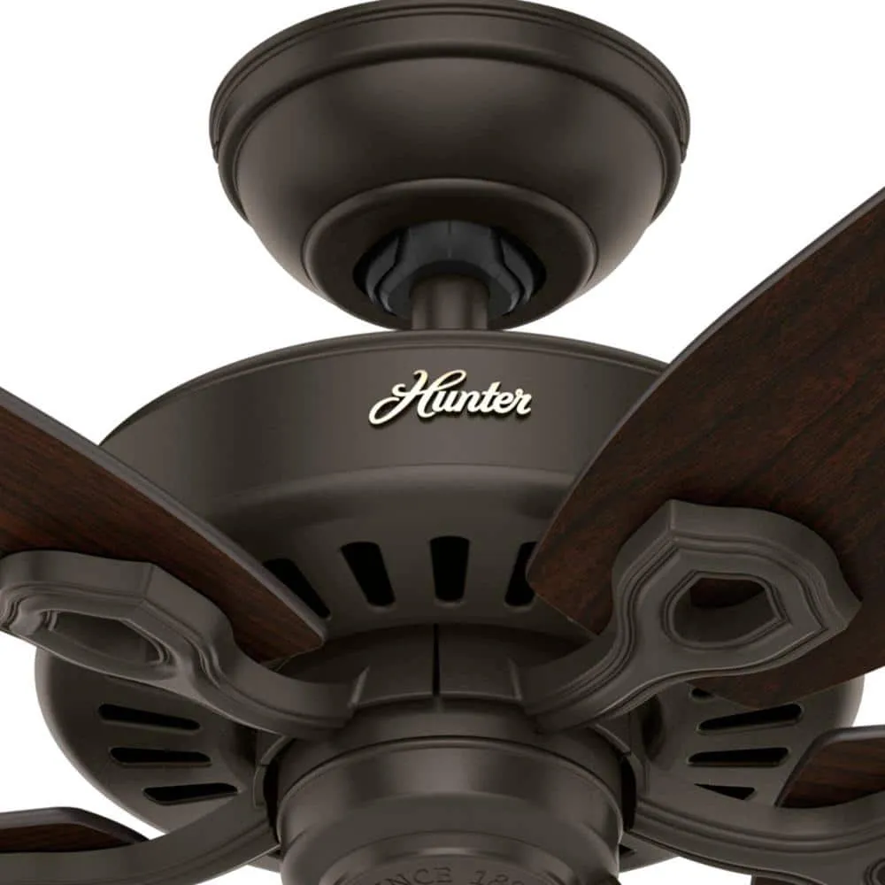 Hunter Builder Elite 52-in New Bronze Indoor/Outdoor Ceiling Fan, 5-Blade, Damp Rated, photo 6 of 8