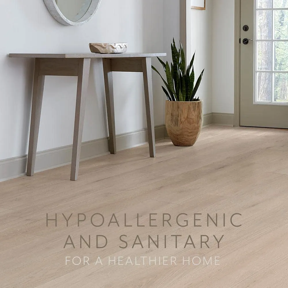 ASPEN FLOORING Ice Caps White Oak 9/16 in. T x 8.66 in. W Tongue and Groove Smooth Engineered Hardwood Flooring (31.25 sqft/case), photo 10 of 14