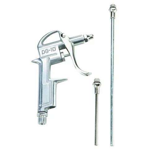 4-Piece Air Blow Gun Set with Rubber Tip Nozzles