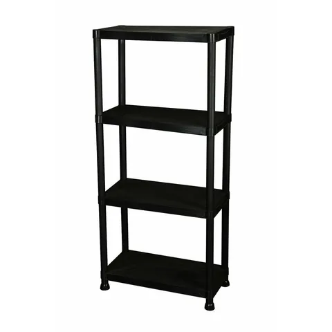 4-Tier Shelf Rack, 23 × 12 × 52 in