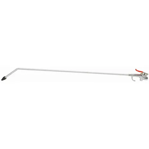 Air Blow Gun with 2 ft. Extension, 1/4 in. NPT Inlet, Rubber Tip
