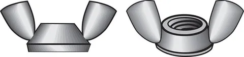 5/16-18 Stainless Steel Wing Nuts (50-Pack)