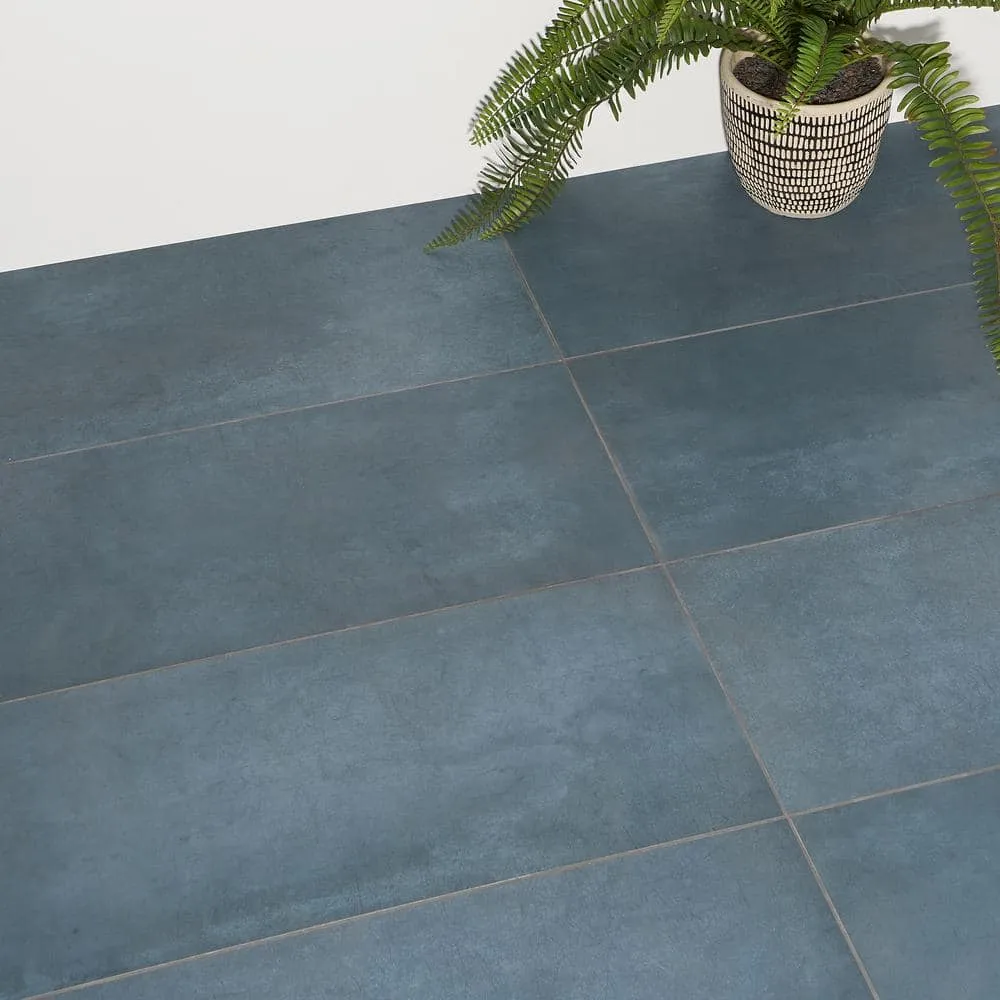 Bond Tile Fuse Indigo 12 in. x 24 in. Matte Porcelain Floor and Wall Tile (7 pieces, 13.56 Sq. Ft. / Case), photo 6 of 8