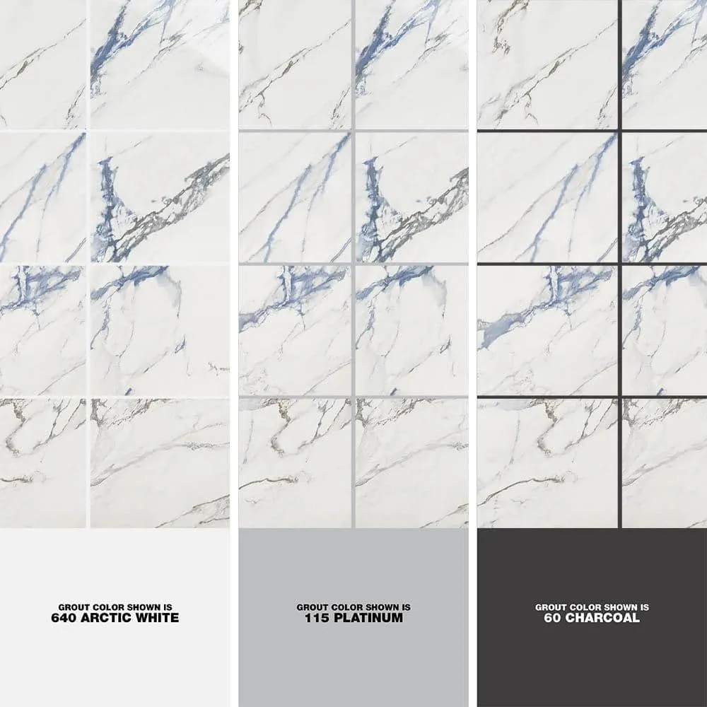 Ivy Hill Tile Calacatta Indigo 12 in. x 24 in. Polished Porcelain Floor and Wall Tile (6-Piece, 11.62 sq. ft./Case), photo 4 of 9