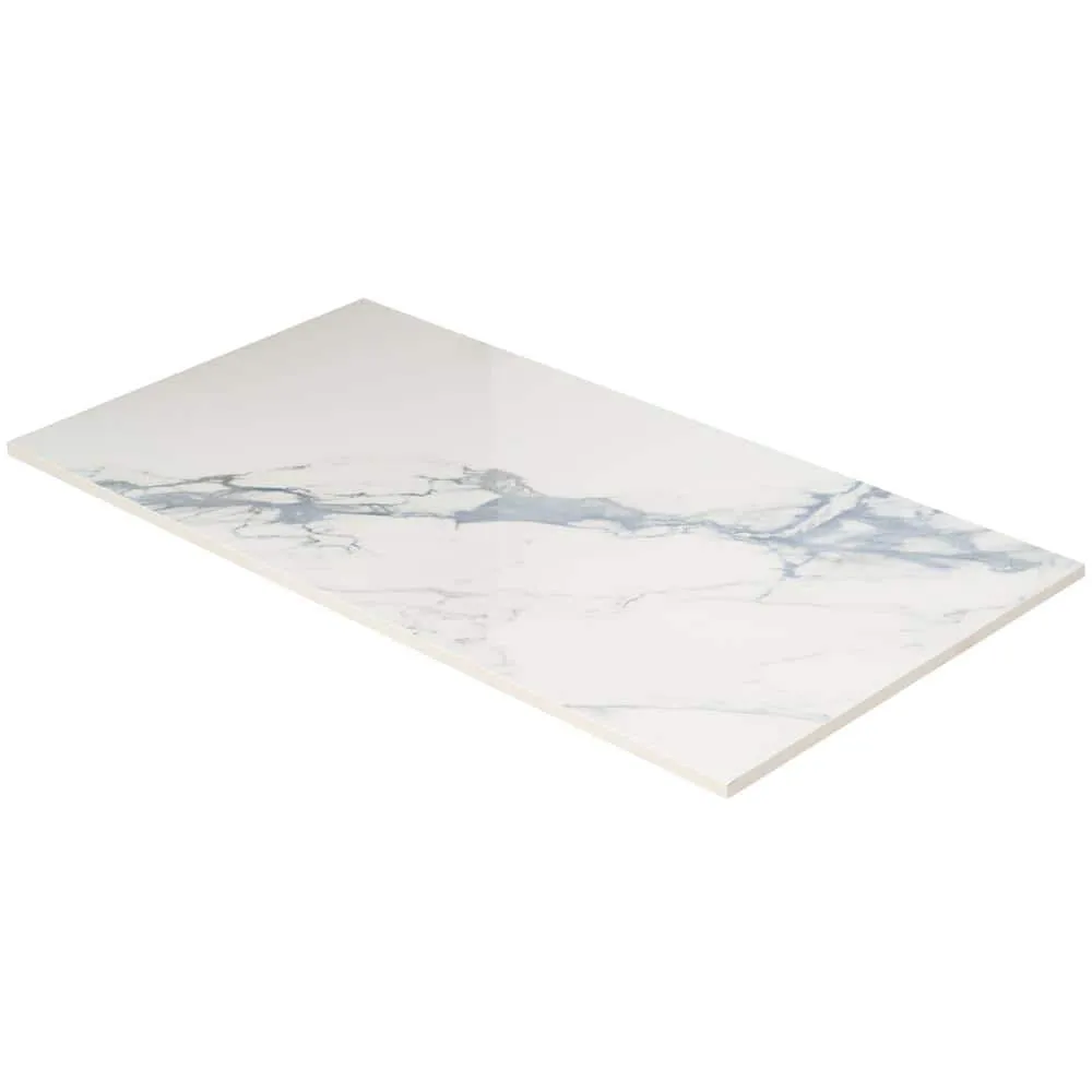 Ivy Hill Tile Calacatta Indigo 12 in. x 24 in. Polished Porcelain Floor and Wall Tile (6-Piece, 11.62 sq. ft./Case), photo 6 of 9