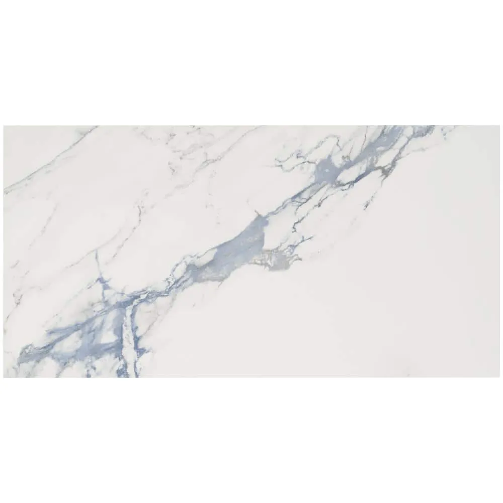 Ivy Hill Tile Calacatta Indigo 12 in. x 24 in. Polished Porcelain Floor and Wall Tile (6-Piece, 11.62 sq. ft./Case), photo 5 of 9
