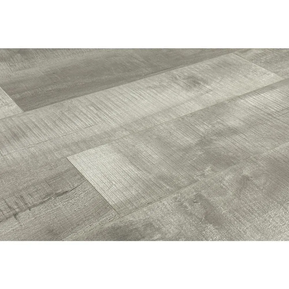 Montserrat Summa Intrepid Nickel 14 mm T x 7.75 in. W HDF Waterproof AC5 Click Lock Laminate Wood Flooring (23.09 sq. ft./case), photo 5 of 9