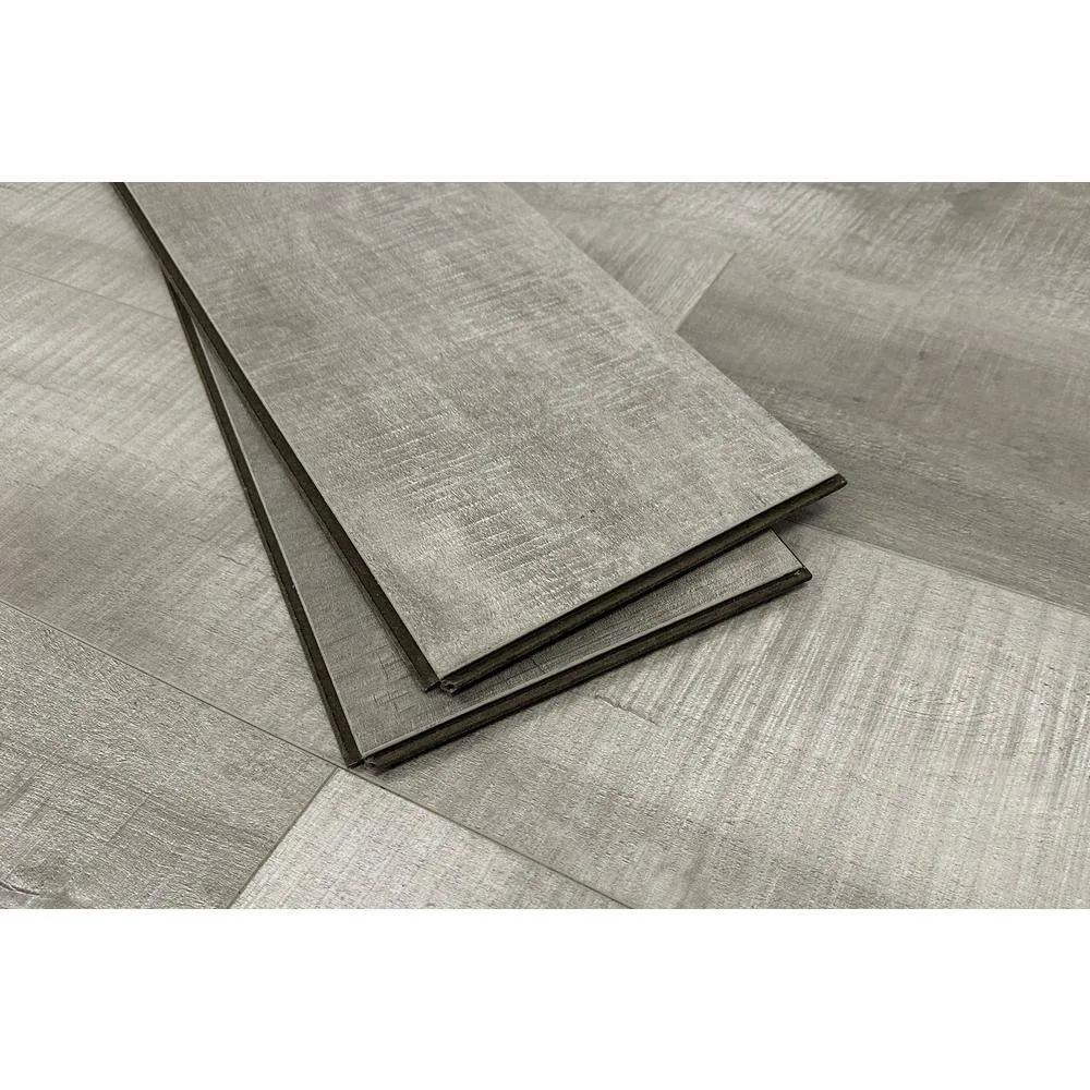 Montserrat Summa Intrepid Nickel 14 mm T x 7.75 in. W HDF Waterproof AC5 Click Lock Laminate Wood Flooring (23.09 sq. ft./case), photo 7 of 9