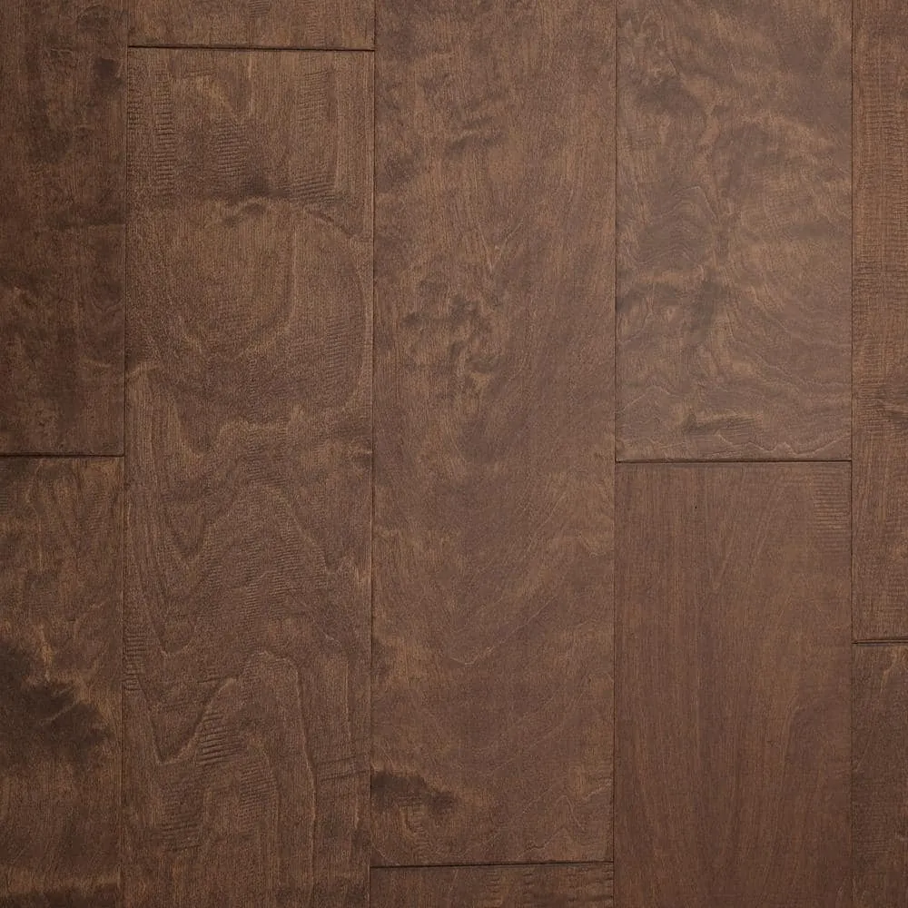 ASPEN FLOORING Jackson Birch 3/8 in. T x 6.5 in. W Tongue and Groove Light Distressed Engineered Hardwood Flooring (43.58 sq. ft./case), photo 3 of 5