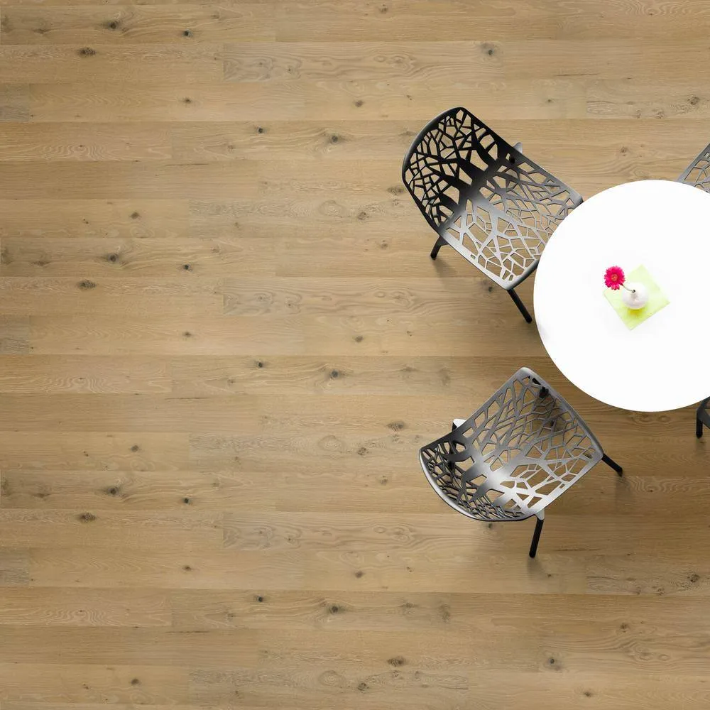 A&A Surfaces Woodridge Jolie Oak 0.28 in. x 6.5 in. Waterproof Wire Brushed Engineered Hardwood Flooring (1040.16 sq. ft./pallet), photo 5 of 10