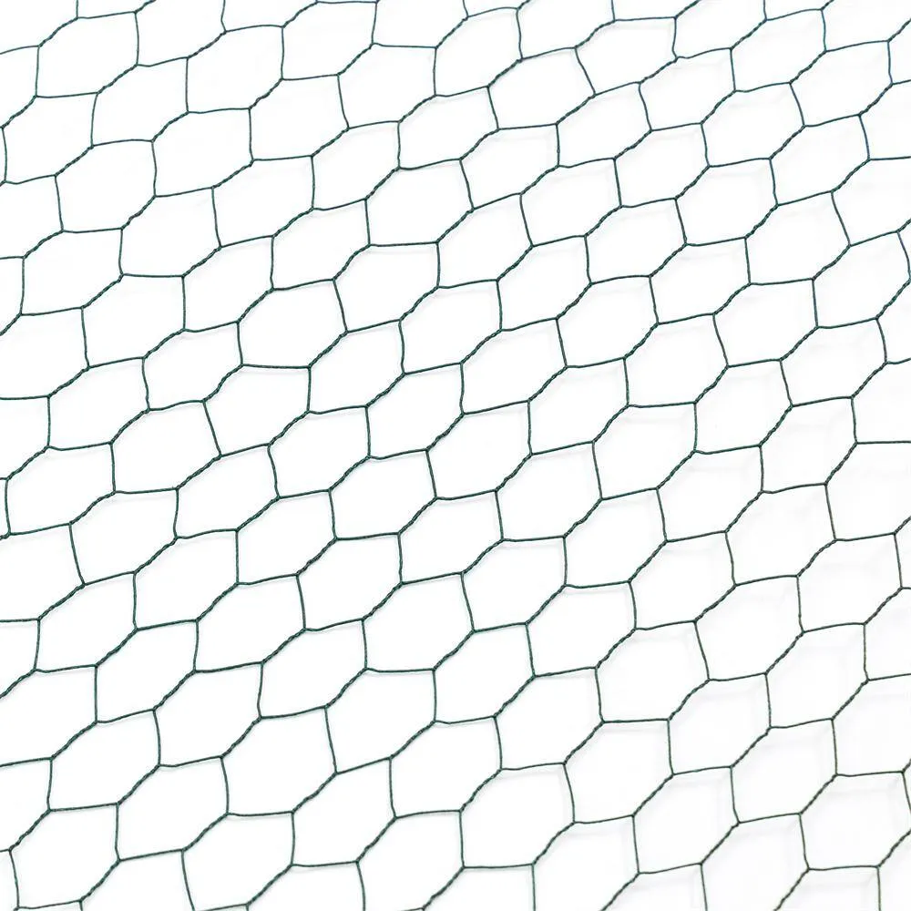 Kahomvis 1/4 in. W. x 3.6 ft. x 197 ft. Outdoor Anti-Rust Chicken Wire Poultry Net Green Galvanized Metal Fence Hardware Cloth, photo 7 of 7