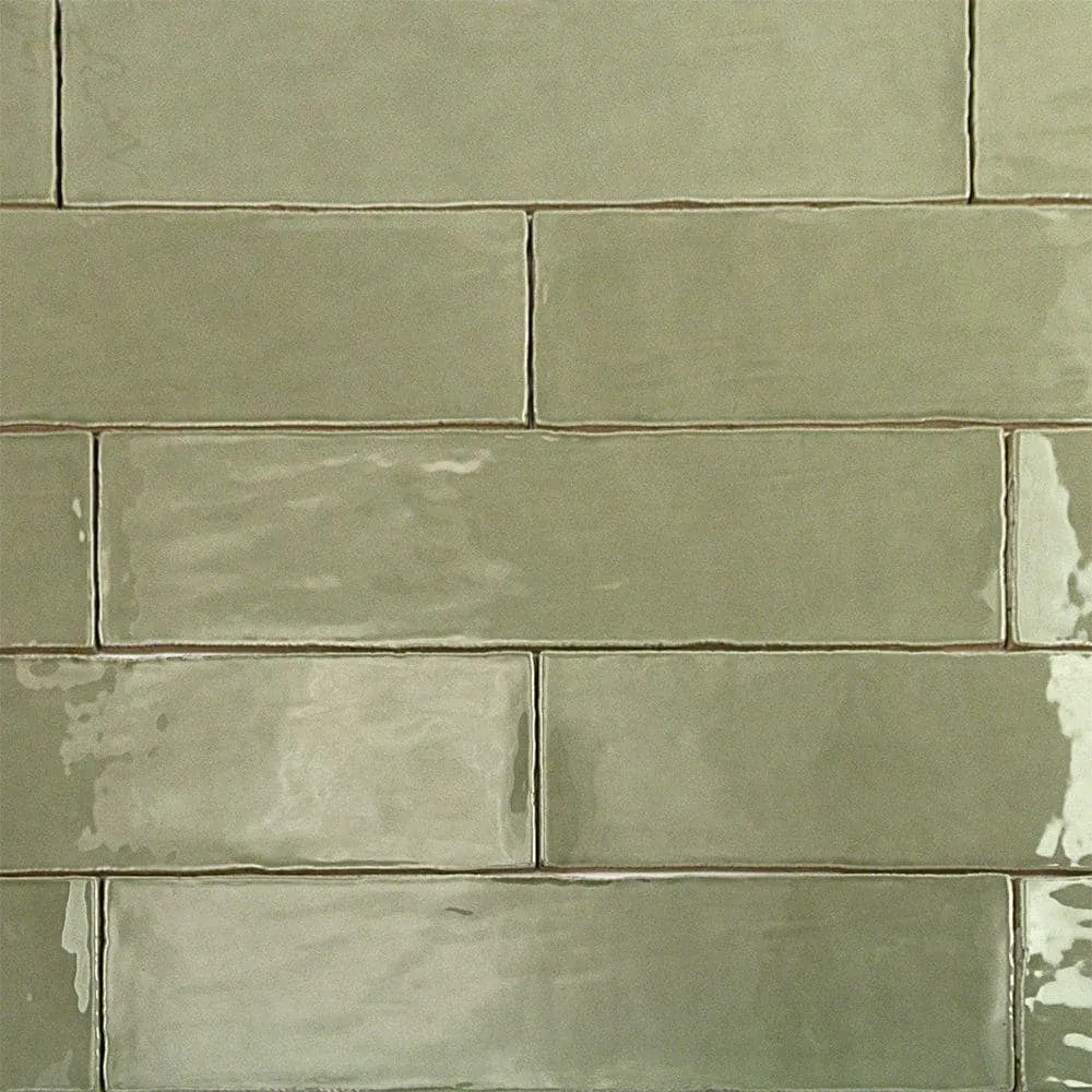 Ivy Hill Tile Catalina Kale 3 in. x 12 in. x 8 mm Polished Ceramic Subway Wall Tile (10.76 sq. ft./Case), photo 3 of 8