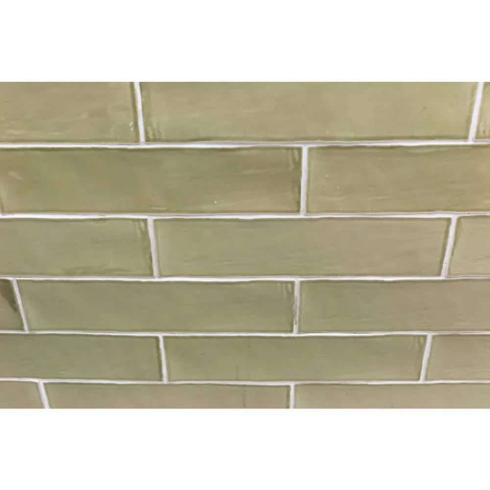Ivy Hill Tile Catalina Kale 3 in. x 12 in. x 8 mm Polished Ceramic Subway Wall Tile (10.76 sq. ft./Case), photo 8 of 8