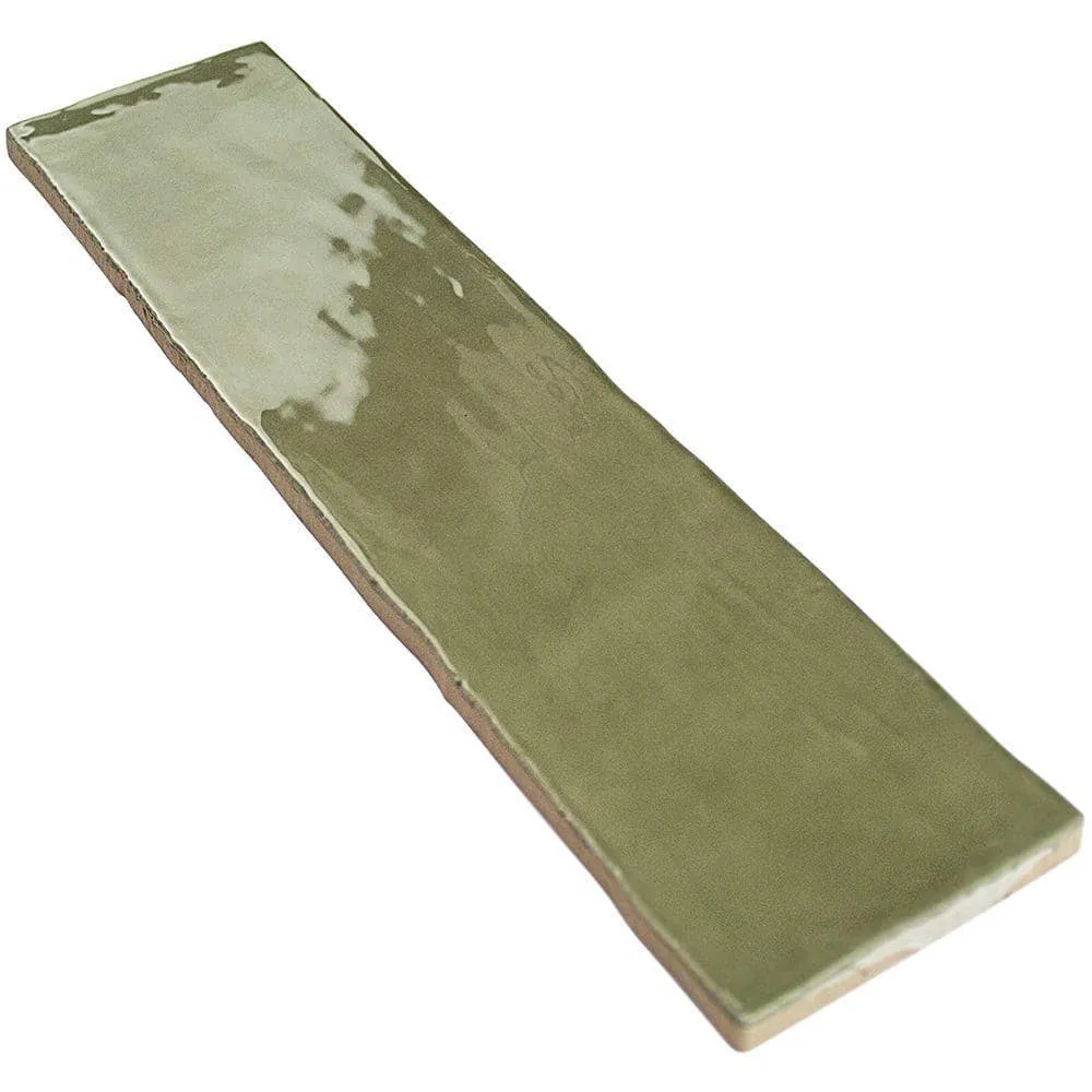 Ivy Hill Tile Catalina Kale 3 in. x 12 in. x 8 mm Polished Ceramic Subway Wall Tile (10.76 sq. ft./Case), photo 5 of 8