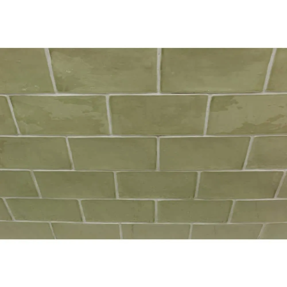 Ivy Hill Tile Catalina Kale 3 in. x 6 in. x 8 mm Polished Ceramic Subway Wall Tile (5.38 sq.ft./case), photo 6 of 7