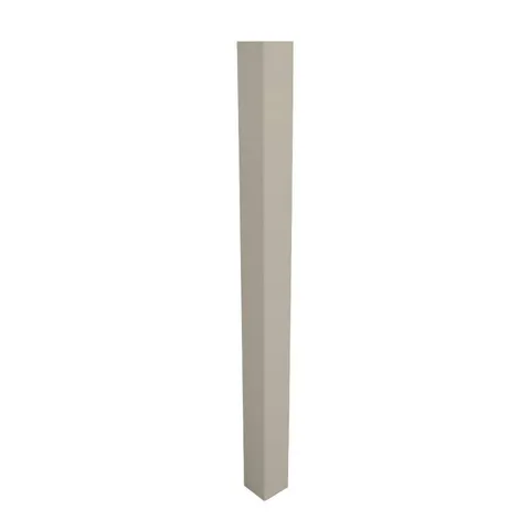 Khaki Vinyl Fence Blank Post