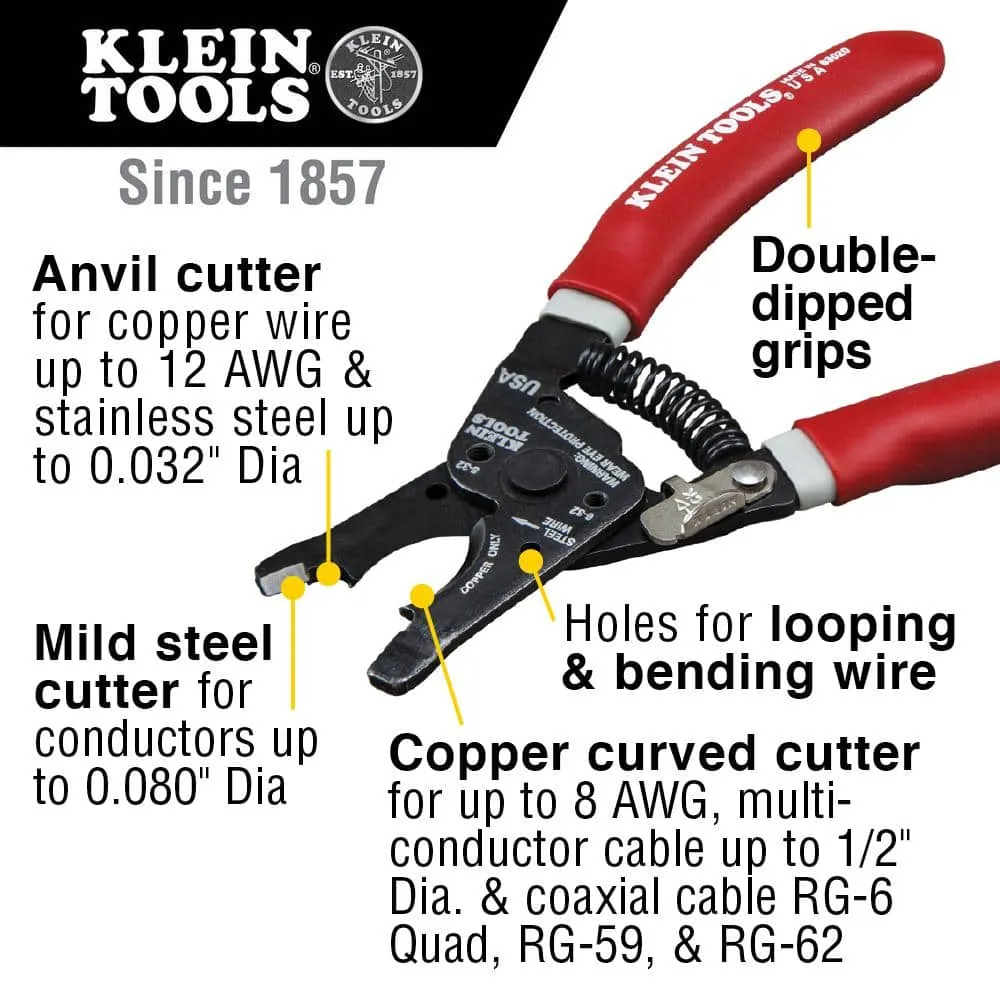 Klein Tools Coaxial Cable Installation Kit with Zipper Pouch, Model VDV026-211, photo 3 of 8