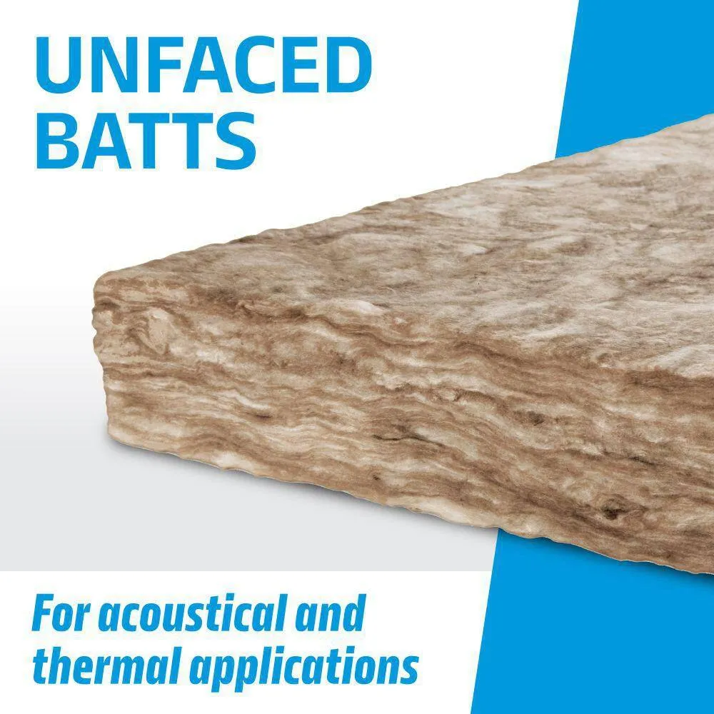 Knauf Insulation EcoBatt R-19 Unfaced Fiberglass Insulation Batts, 6.25 in x 15.25 in x 94 in, 99.55 sq ft, photo 3 of 8