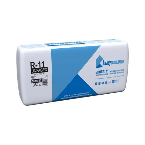 EcoBatt R-11 Unfaced Fiberglass Insulation Batts