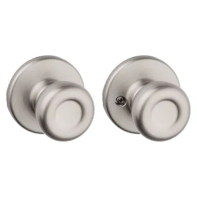 Kwikset Tylo Polished Brass Passage Hall/Closet Door Knob with Microban Antimicrobial Technology, photo 8 of 8