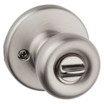 Kwikset Tylo Keyed Entry Door Knob, Satin Nickel, ANSI/BHMA Grade 3, Fits 1-3/8" to 1-3/4" Doors, photo 7 of 8