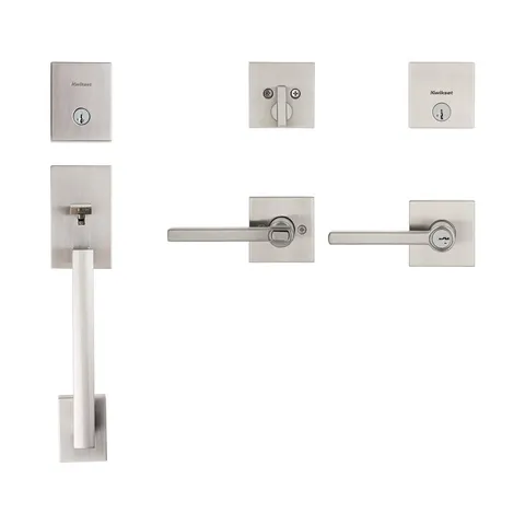 San Clemente Satin Nickel Handleset