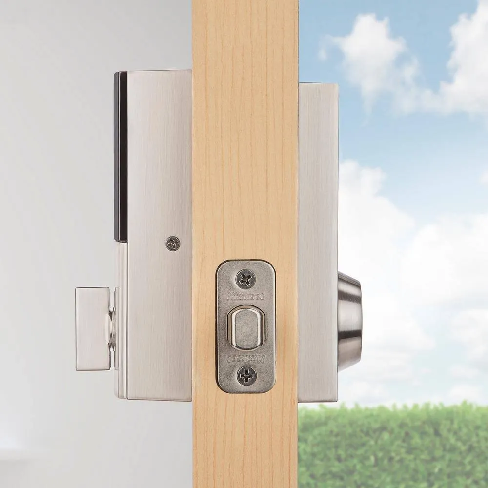 Kwikset Premis Contemporary Touchscreen Smart Lock – Matte Black, Single Cylinder Electronic Deadbolt with SmartKey Security, photo 5 of 5
