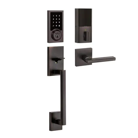 SmartCode 915 Electronic Deadbolt & San Clemente Handleset - Venetian Bronze