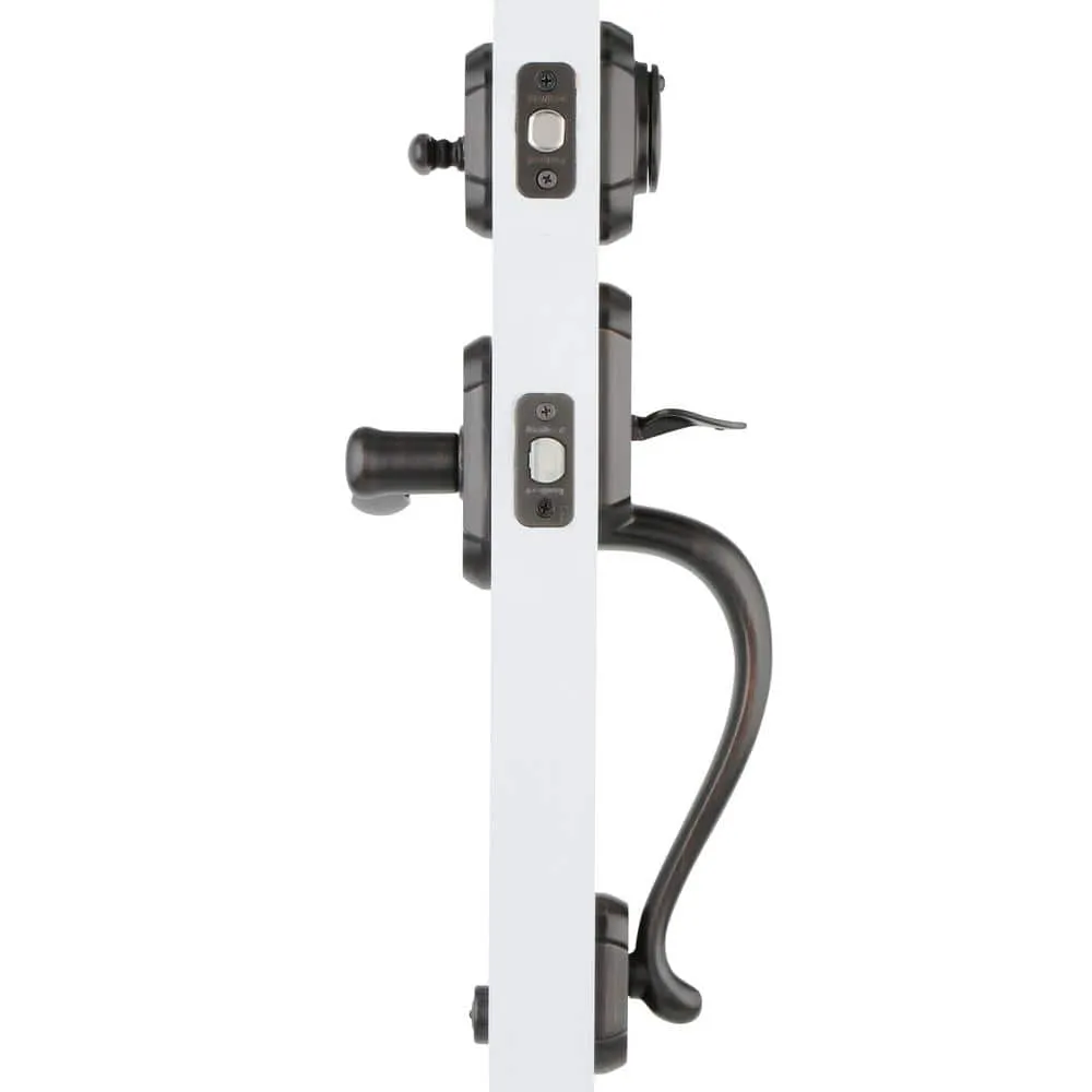 Kwikset Austin Venetian Bronze Single Cylinder Door Handleset with Austin Entry Door Lever Featuring SmartKey Security, photo 5 of 7