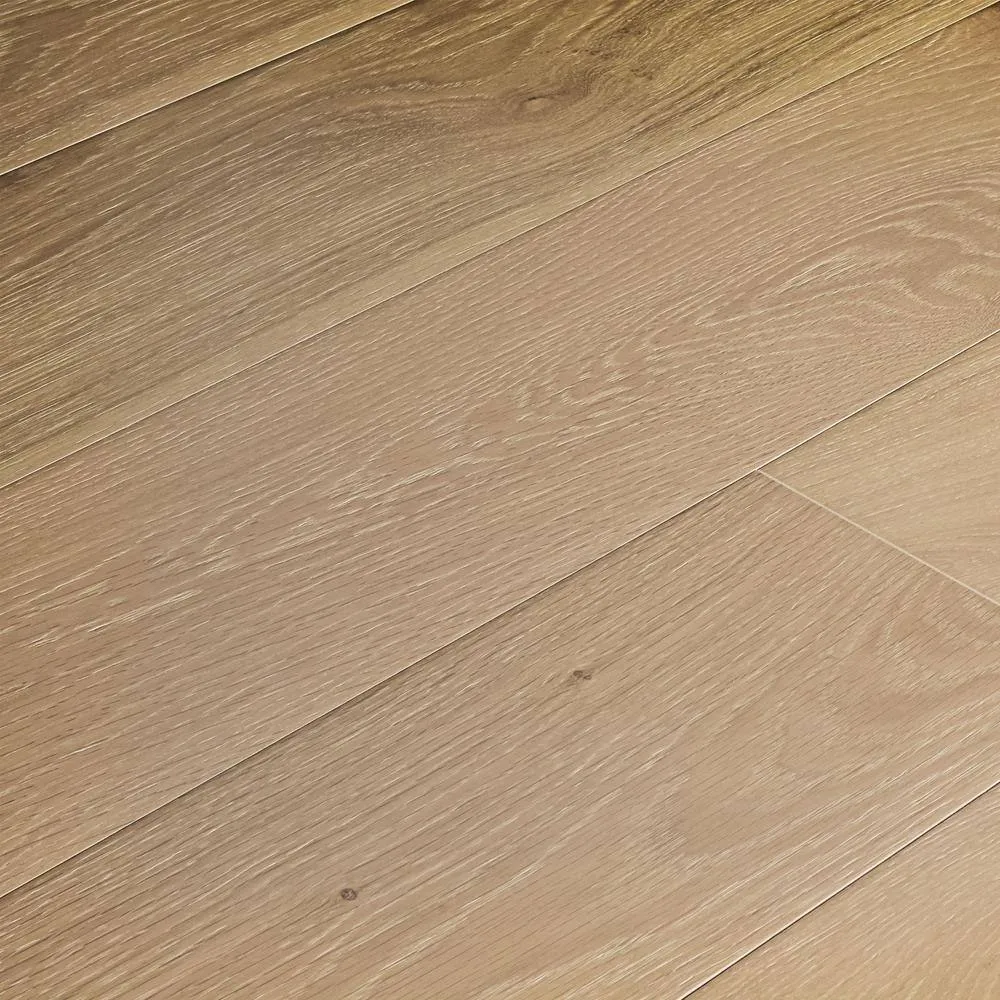 ASPEN FLOORING Lebanon White Oak 3/8 in. T x 7.5 in. W Tongue and Groove Wire Brushed Engineered Hardwood Flooring (39.06 sqft/case), photo 3 of 6