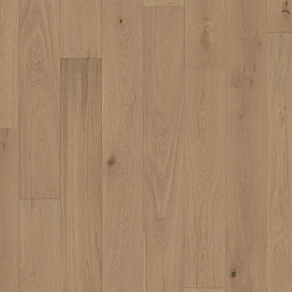 ASPEN FLOORING Lebanon White Oak 3/8 in. T x 7.5 in. W Tongue and Groove Wire Brushed Engineered Hardwood Flooring (39.06 sqft/case), photo 4 of 6