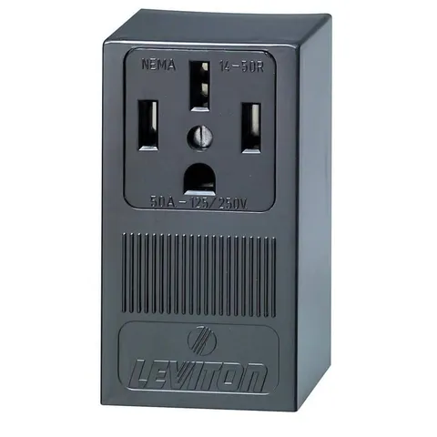 50A Surface-Mount NEMA 14-50R Outlet