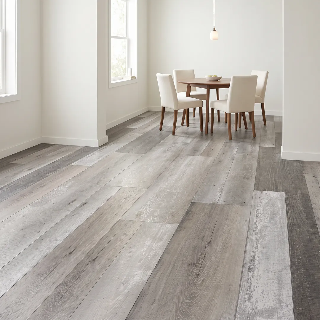Lifeproof vinyl flooring, Alpine Backwoods Oak, in a room, photo 2 of 11