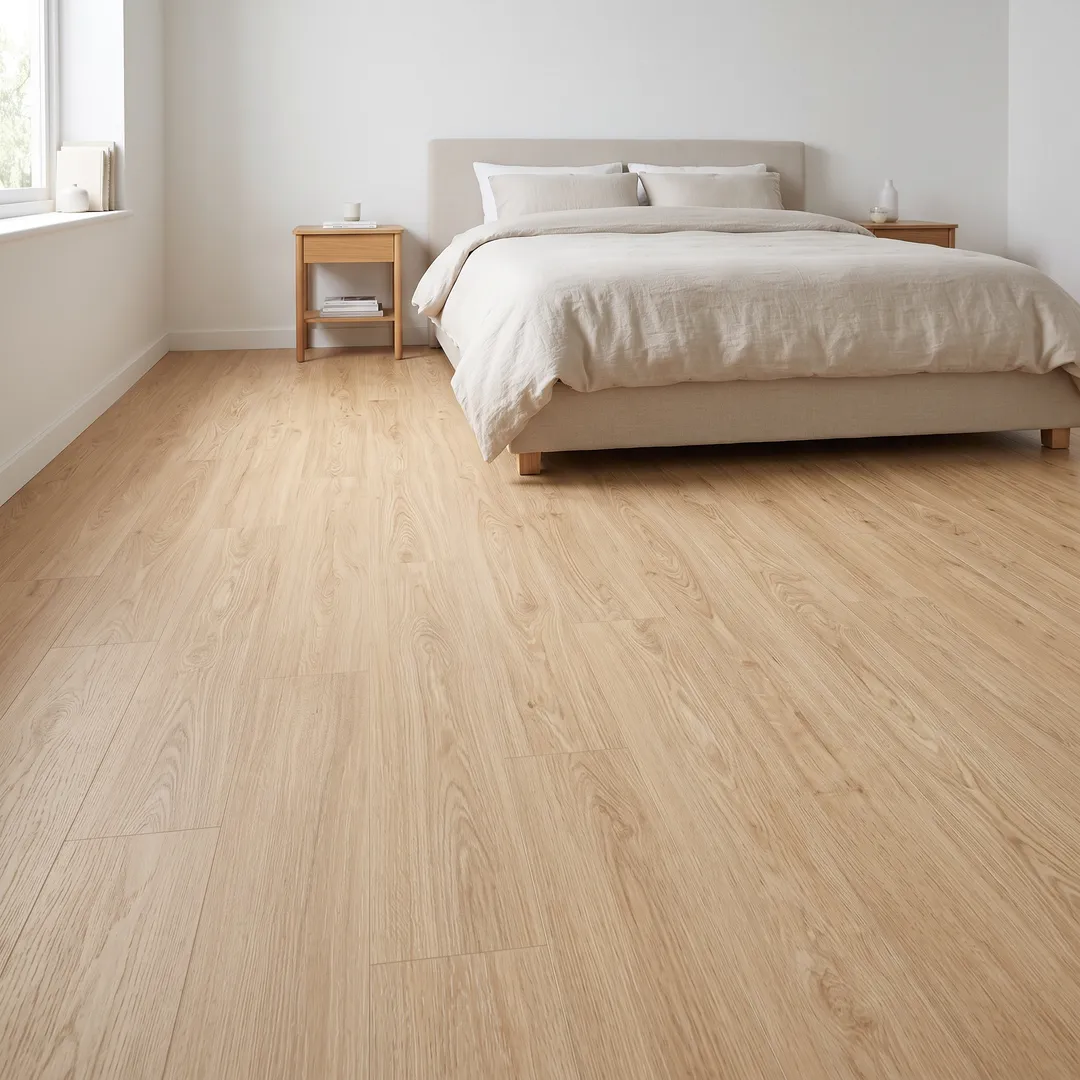 Lifeproof Antler Trail Oak 22 MIL x 8.7 in. W x 48 in. L Waterproof Click Lock Luxury Vinyl Plank Flooring (561.7 sq. ft./Pallet), in a room, photo 2 of 2