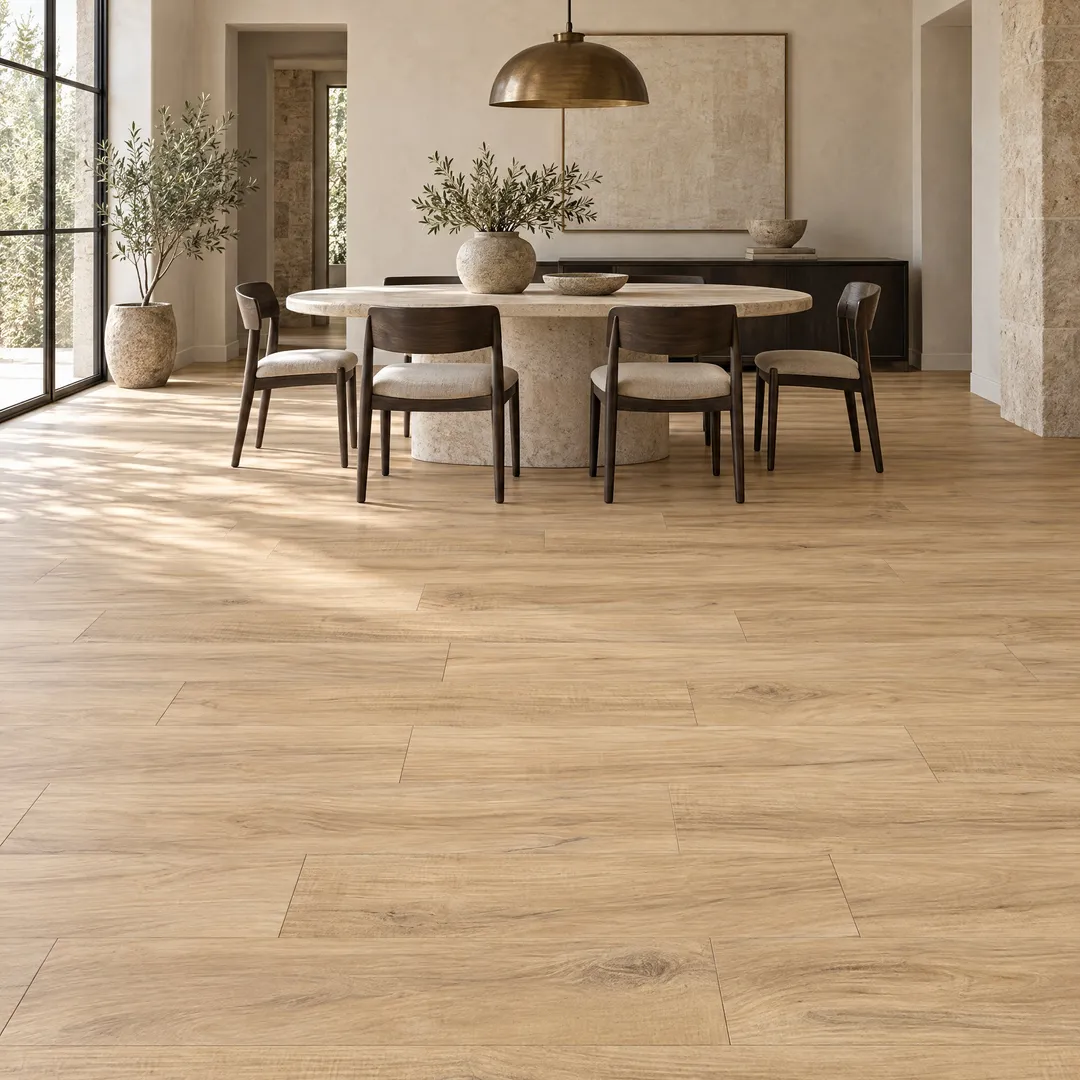 Lifeproof Bailey's Beach Oak 12 MIL x 8.7 in. W x 59 in. L Click Lock Waterproof Luxury Vinyl Plank Flooring (21.45 sqft/case), in a room, photo 2 of 2