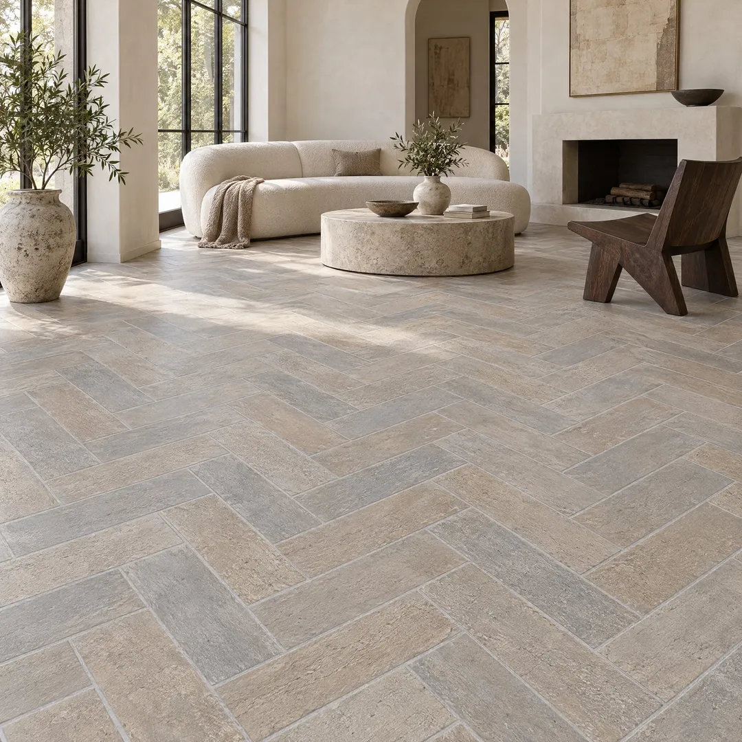 Lifeproof Diagonal Slate Residential/Light Commercial Vinyl Sheet, Sold by 12 ft. Wide x Custom Length, in a room, photo 8 of 8