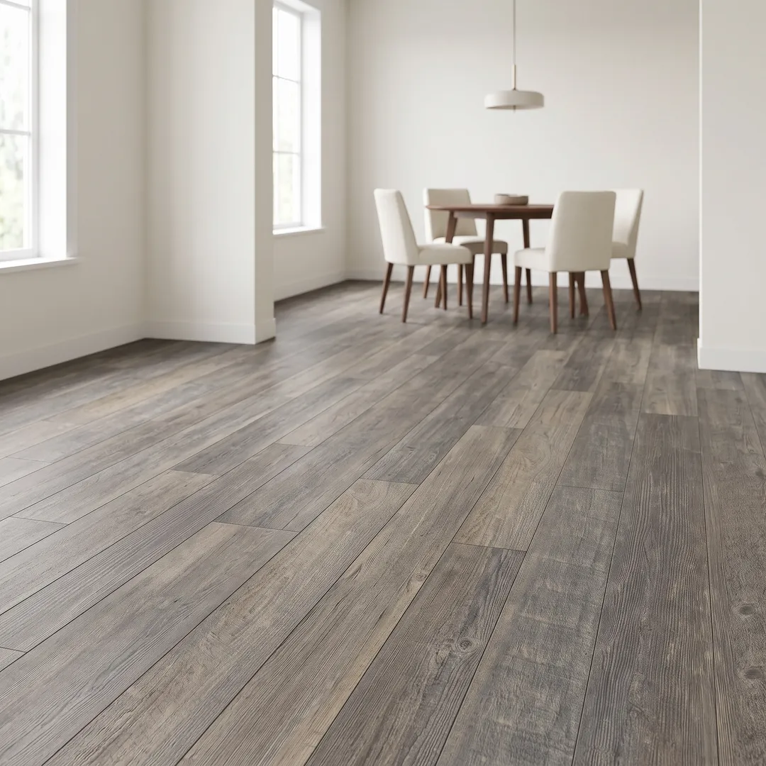 Lifeproof vinyl flooring, Metropolitan Oak, in a room, photo 2 of 11
