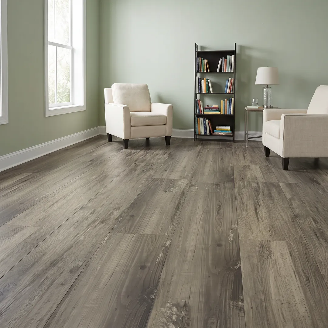Lifeproof vinyl flooring, Rustic Wood, in a room, photo 2 of 16