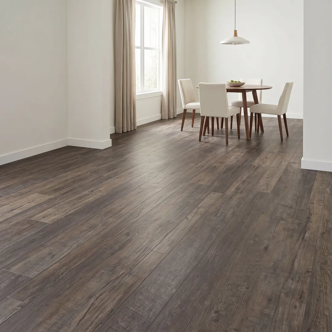 Lifeproof vinyl flooring, Seasoned Wood, in a room, photo 2 of 11