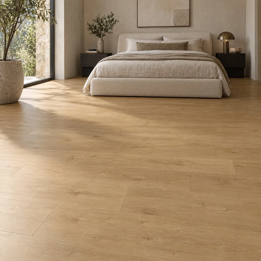 Lifeproof Shallowford Oak 22 MIL x 8.7 in. W x 48 in. L Waterproof Click Lock Luxury Vinyl Plank Flooring (561.7 sq. ft./Pallet), in a room, photo 2 of 2