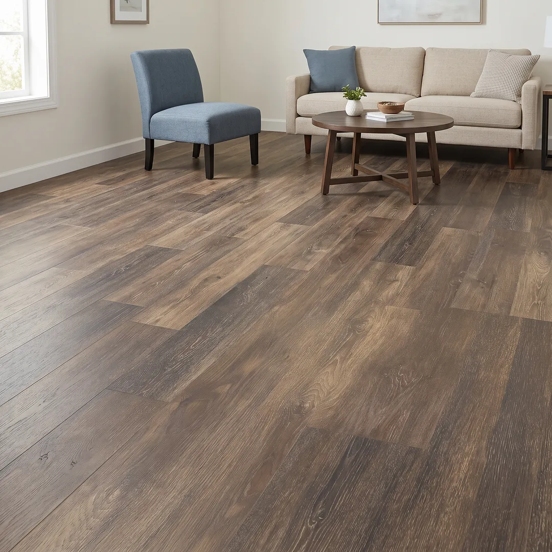 Lifeproof vinyl flooring, Texas Oak, in a room, photo 2 of 6