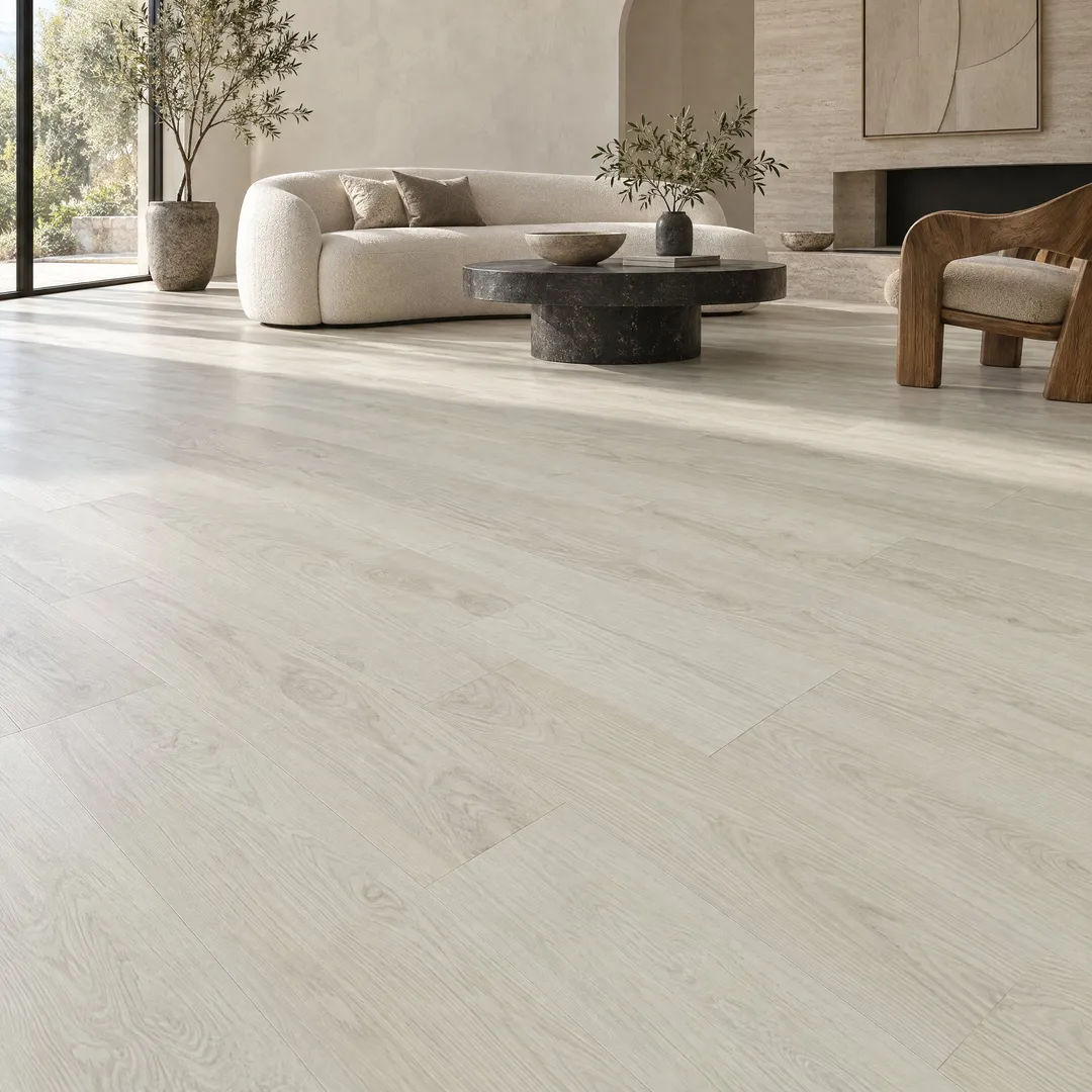 Lifeproof Tierra Pointe Oak 22 MIL x 8.7 in. W x 59 in. L Waterproof Click Lock Luxury Vinyl Plank Flooring (700.6 sq. ft./pallet), in a room, photo 2 of 2